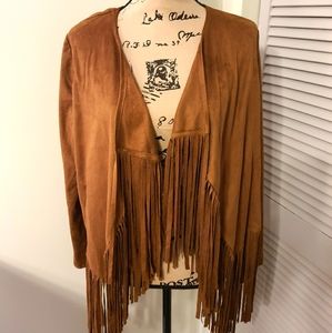 SAN SOUCI - faux suede jacket
